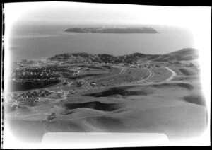 (Titahi Bay?) and Mana Island, Porirua, Wellington