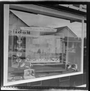 Shop window, Southern Scenic Air Services Ltd, Queenstown