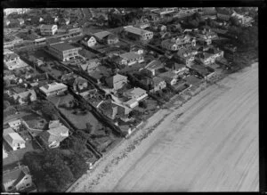 Takapuna Beach, showing property of K P Morton