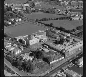 Factories and housing scenes in Auckland