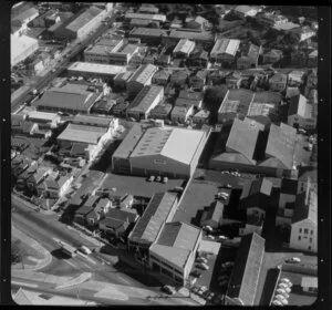 Factories and housing scenes in Auckland