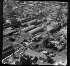 Factories and housing scenes in Auckland