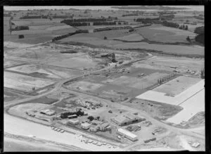 Auckland International Airport runway construction, Mangere