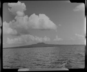 Rangitoto Island, Auckland, from the sea