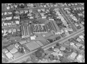 Manukau Road workshops of the Auckland Transport Board, formerly the tramway workshops