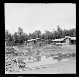 Franz Josef Hotel, West Coast, under construction