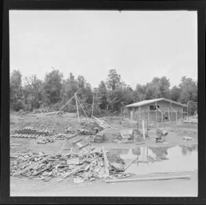 Franz Josef Hotel, under construction, West Coast