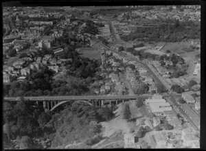 Grafton Gulley, with Grafton Bridge, Auckland