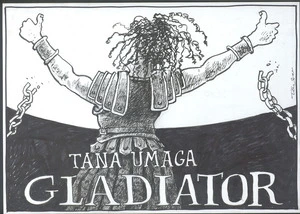 Tana Umaga, gladiator. 13 August, 2007