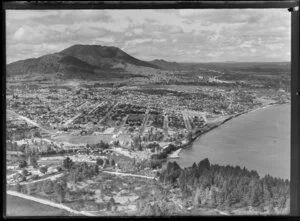 Taupo, with Mount Tauhara