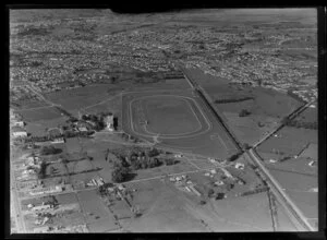 Rural Hamilton, Te Rapa area, with racetrack