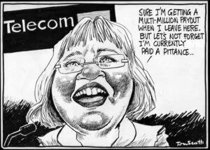 "Sure I'm getting a multi-million dollar pay-out when I leave here, but let's not forget I'm currently paid a pittance." 9 February, 2007