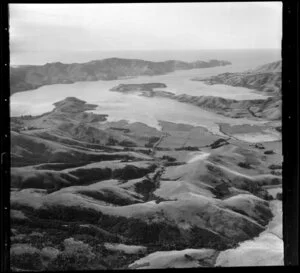 Mount Herbert County, Banks Peninsula,looking towards Diamond Harbour