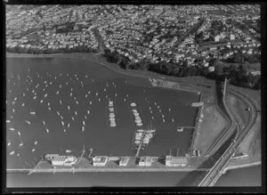 Westhaven Inlet, with appraches to Auckland Harbour Bridge