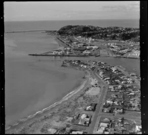 Napier Port and city, including Fuel Tanks