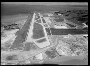 Auckland airport under construction, Mangere