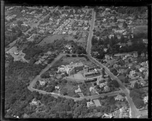 Epsom, Auckland, showing Mountain Road, Mercy Ascot Hospital and surrounding area