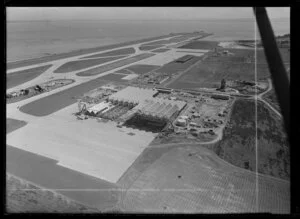 Auckland International Airport, Mangere, under construction