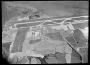 Auckland International Airport, Mangere, under construction