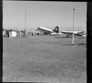 New Plymouth Airport, including South Pacific Airlines of New Zealand (SPANZ)