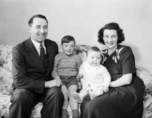 Jack and Margaret Marshall with their young family