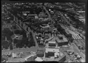 University of Auckland, with Chemistry Block under construction