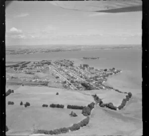 Omana and Beachlands, Manukau City, Auckland, looking towards Motukaraka Island