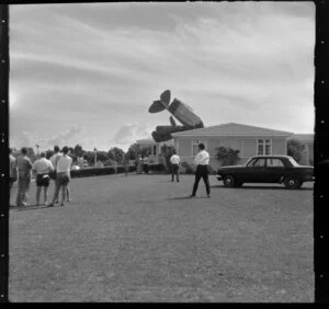 Tiger Moth Aircraft crash, Ardmore Teachers' College, Auckland