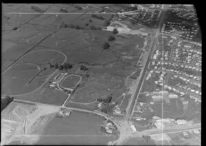 Housing in Otara, Manukau City, Auckland, including stables and racetrack
