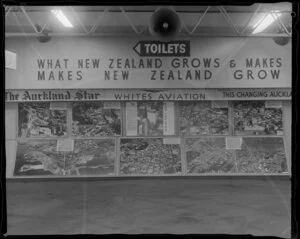 Display of photographs by Auckland Star and Whites Aviation, Auckland Easter Show