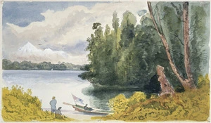 [Fox, William] 1812-1893 :Lake Mahinapua Hokitika [1872]