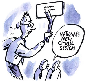 National's new email system. 30 December, 2006
