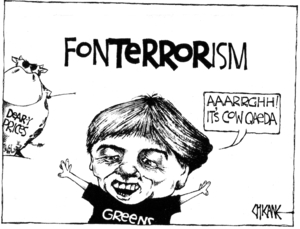 'FONTERRORism' "Aaarrghh! It's Cow Qaeda." 2 June, 2008
