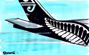 Air New Zealand services Saudi war machinery