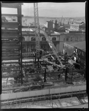 South Pacific Hotel, Auckland, under construction