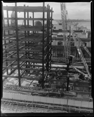 South Pacific Hotel, Auckland, under construction