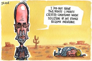 "I did not shoot the deputy - I merely created conditions where selection of my stooge became inevitable." 19 November, 2003