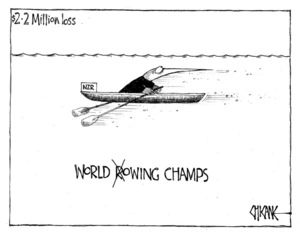 Winter, Mark 1958- :World rowing champs - $2.2 million loss. 30 July 2011