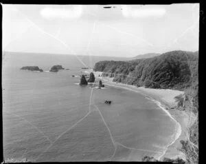 View of Haast coastline from Kerr Point lookout