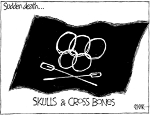 Sudden death... Skulls and crossbones. 4 March, 2008