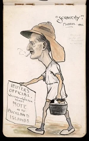 McFarlane, Francis Ledingham, 1888-1948 :"Scratchy", Mudelil. 1916. Taylor (with 1st packtroop & after).