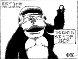 Telecom promises faster broadband. "The king is back in the jungle. 27 October, 2007