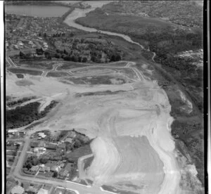 Suburban area cleared for development, Meadowbank, Auckland