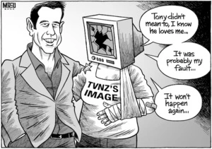 "Tony didn't mean to, I know he loves me... It was probably my fault... It won't happen again..." 9 July, 2008