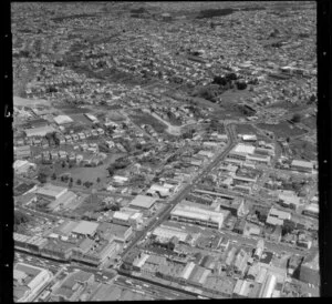 Newton Road, off Symonds Street (foreground), Auckland