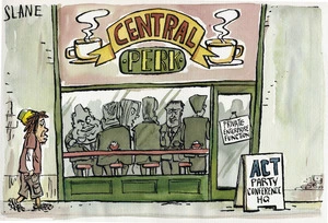Central Perk. Private Enterprise Function. ACT Party Conference HQ. 12 March, 2003