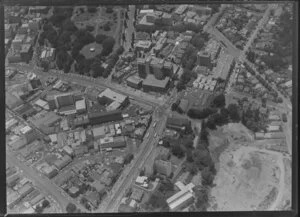 University of Auckland campus, Auckland, before construction of Symonds Street underpass