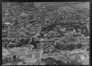 University of Auckland campus before construction of Symonds Street underpass