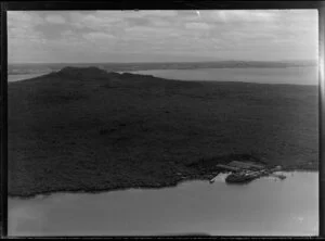 Old military base at Rangitoto Island (later demolished) with its slipway