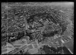University of Auckland campus before construction of Symonds Street underpass